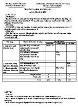 Đề thi học kỳ II môn Công nghệ Lớp 9 - Năm học 2010-2011 - Trường THCS Suối Ngô